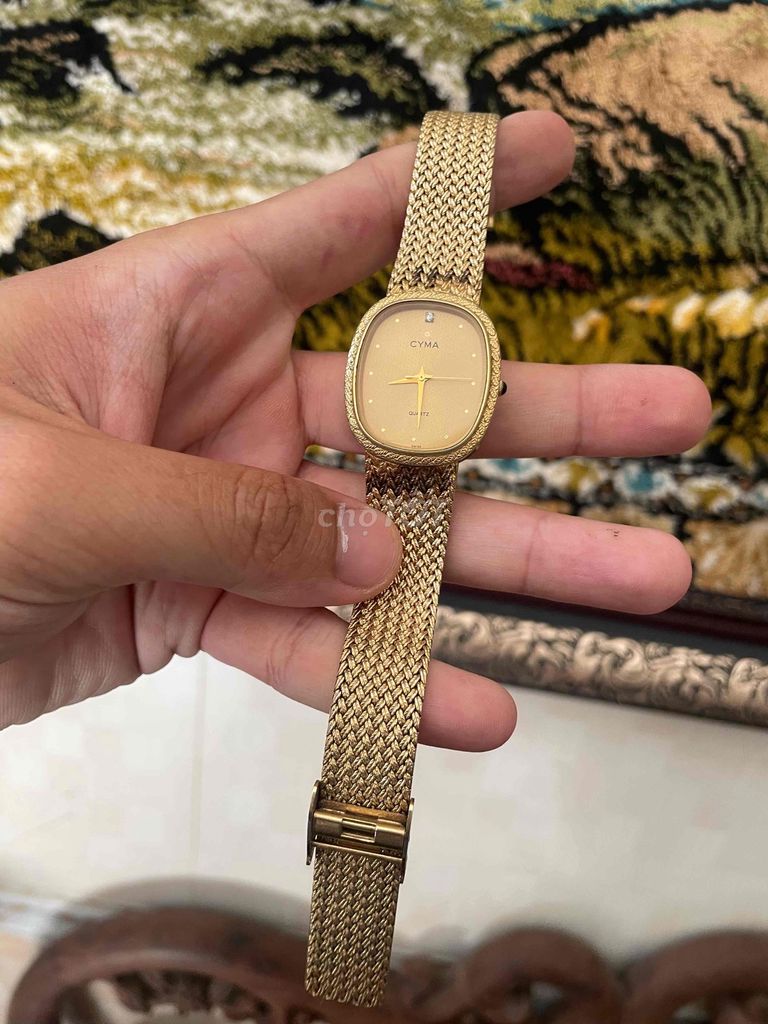 Đồng hồ đeo tay Cyma Nữ Vàng. Mua bán Đồng hồ tại Thành phố Việt Trì Phú Thọ được đăng bởi Hoàng Hưng hình 1