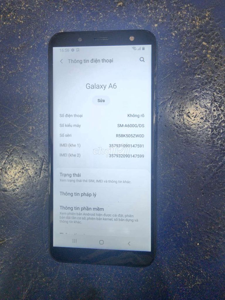 Samsung A600 Android 10 dùng rất tốt. Mua bán Điện thoại tại Quận Bình Thạnh Tp Hồ Chí Minh được đăng bởi Ngọc Như Quang hình 1
