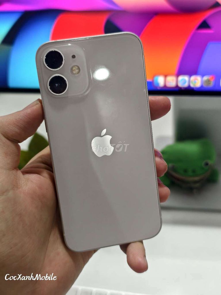 Apple iPhone 12 Mini 128GB Trắng zin áp đẹp 99%. Mua bán Điện thoại tại Quận Liên Chiểu Đà Nẵng được đăng bởi Minh Hiệp CócXanhMobile hình 1