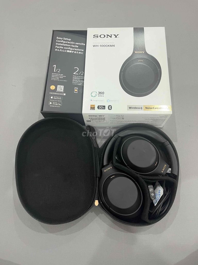 Tai nghe Sony WH-1000XM4 Đen. Mua bán Tivi, Âm thanh tại Quận Liên Chiểu Đà Nẵng được đăng bởi nguyen tin hình 1