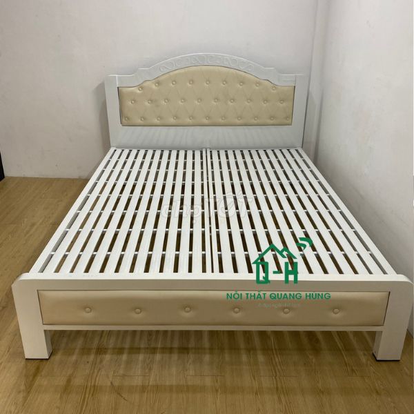 GIƯỜNG SẮT HỘP VUÔNG 5X10 CHẮC CHẮN - GIƯỜNG BỀN