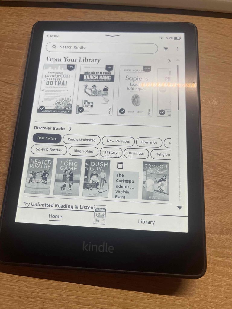 Kindle Paperwhite 5 Thế hệ 11 Đen. Mua bán Máy tính bảng tại Quận 10 Tp Hồ Chí Minh được đăng bởi Dương Huynh hình 1