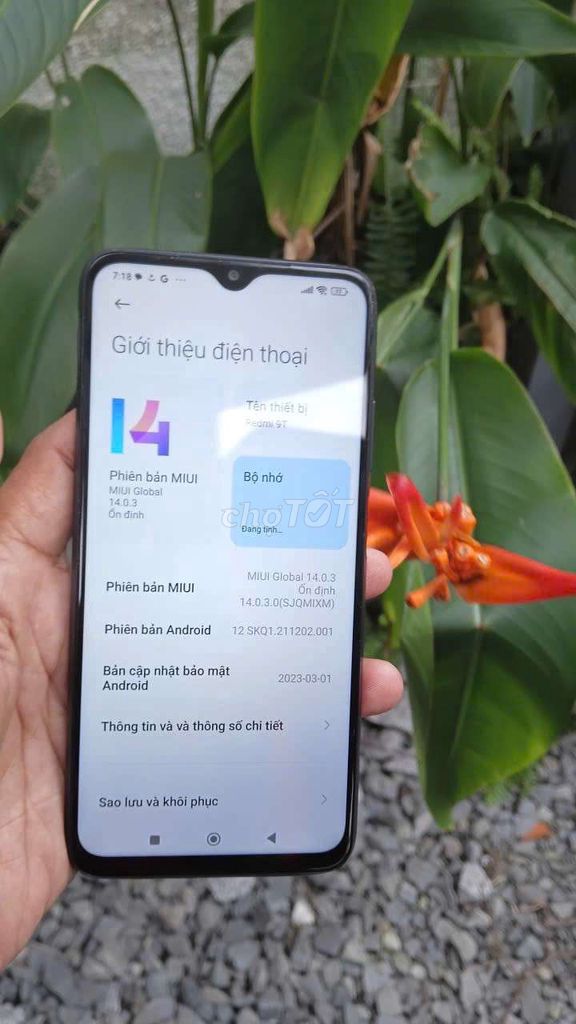 Xiaomi Redmi Đen Android 12 MIUI 14. Mua bán Điện thoại tại Thành phố Cà Mau Cà Mau được đăng bởi HOANGLONGCMU SHOP hình 1