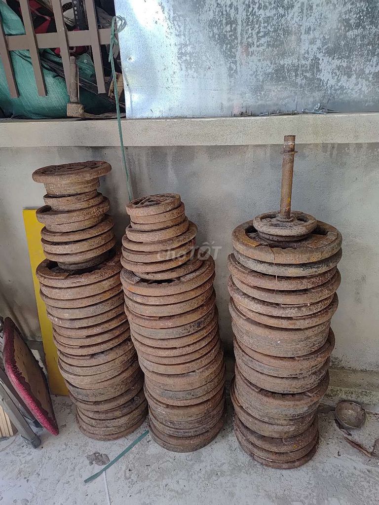 Tạ tập gym Kim loại 700kg Nâu. Mua bán Đồ thể thao, Dã ngoại tại Huyện Sóc Sơn Hà Nội được đăng bởi thao shiper hình 1