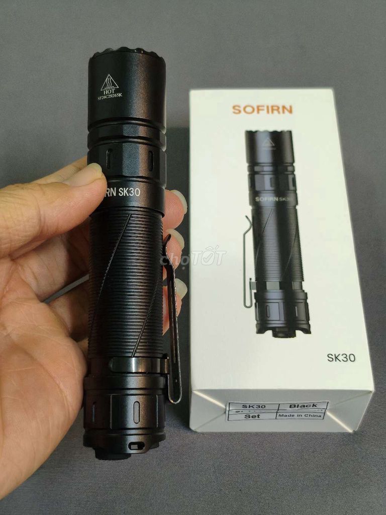 Đèn pin Sofirn SK30 Đen Mới. Mua bán Đèn tại Thành phố Thủ Đức Tp Hồ Chí Minh được đăng bởi Rio hình 1