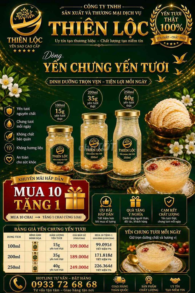 Yến sào Thiên Lộc - Nha Trang. Mua bán Đồ ăn, thực phẩm và các loại khác tại Quận 7 Tp Hồ Chí Minh được đăng bởi Trương Đình Vũ hình 1