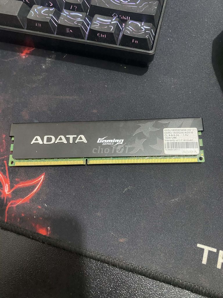 RAM ADATA Gaming Series DDR3 4GB. Mua bán Linh kiện (RAM, Card...) tại Huyện Con Cuông Nghệ An được đăng bởi Quân Phan hình 1