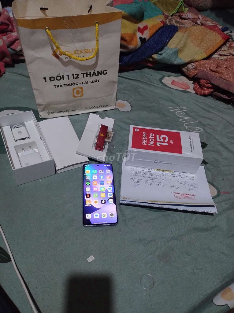 Xiaomi Redmi Note 15 5G 128GB fullbox mới keng . Mua bán Điện thoại tại Thành phố Long Khánh Đồng Nai được đăng bởi PN  hình 1