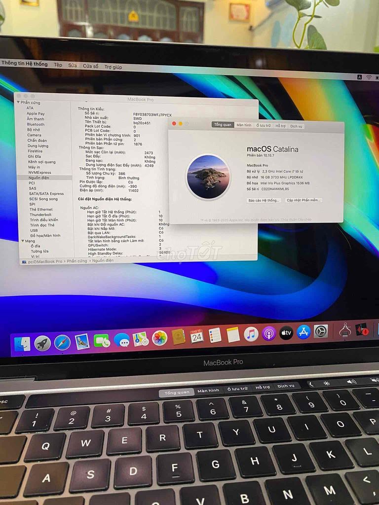 MacBook Pro 13 inch 2020 i7 16GB 512GB đẹp rẻ