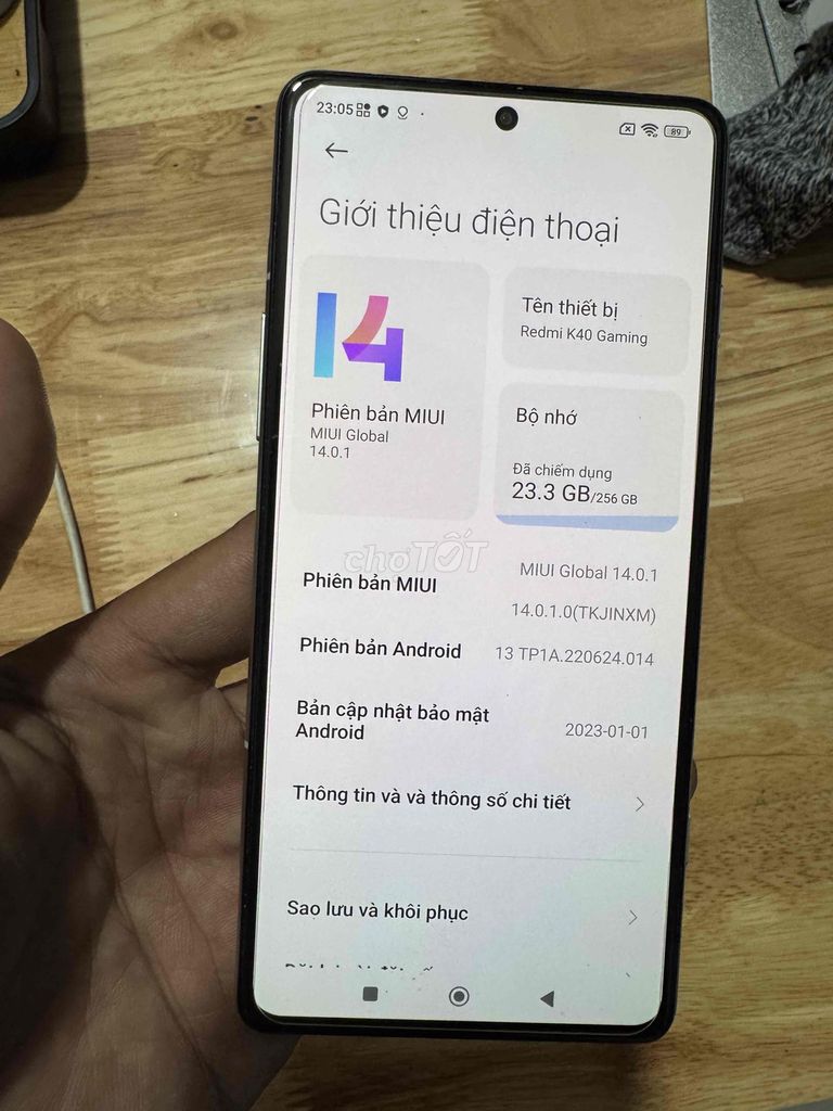 Xiaomi Redmi K40 Gaming 12GB/256GB Trắng. Mua bán Điện thoại tại Huyện Châu Thành Bến Tre được đăng bởi Từ Văn Thanh hình 1