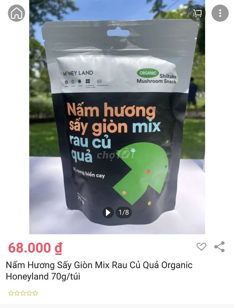 ❌snack Nấm Hương Sấy Giòn Mix Rau Củ QuảOrganic❌