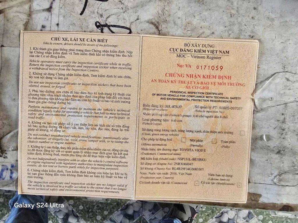 2016 1.5  tự động- 105000 km. Mua bán Ô tô tại Quận Bình Tân Tp Hồ Chí Minh được đăng bởi Trần quang thiện  hình 18