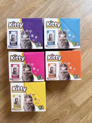 Thức ăn cho mèo Kitty Pate 80g x 12 gói. Mua bán Phụ kiện, Thức ăn, Dịch vụ tại Quận Gò Vấp Tp Hồ Chí Minh được đăng bởi Tin