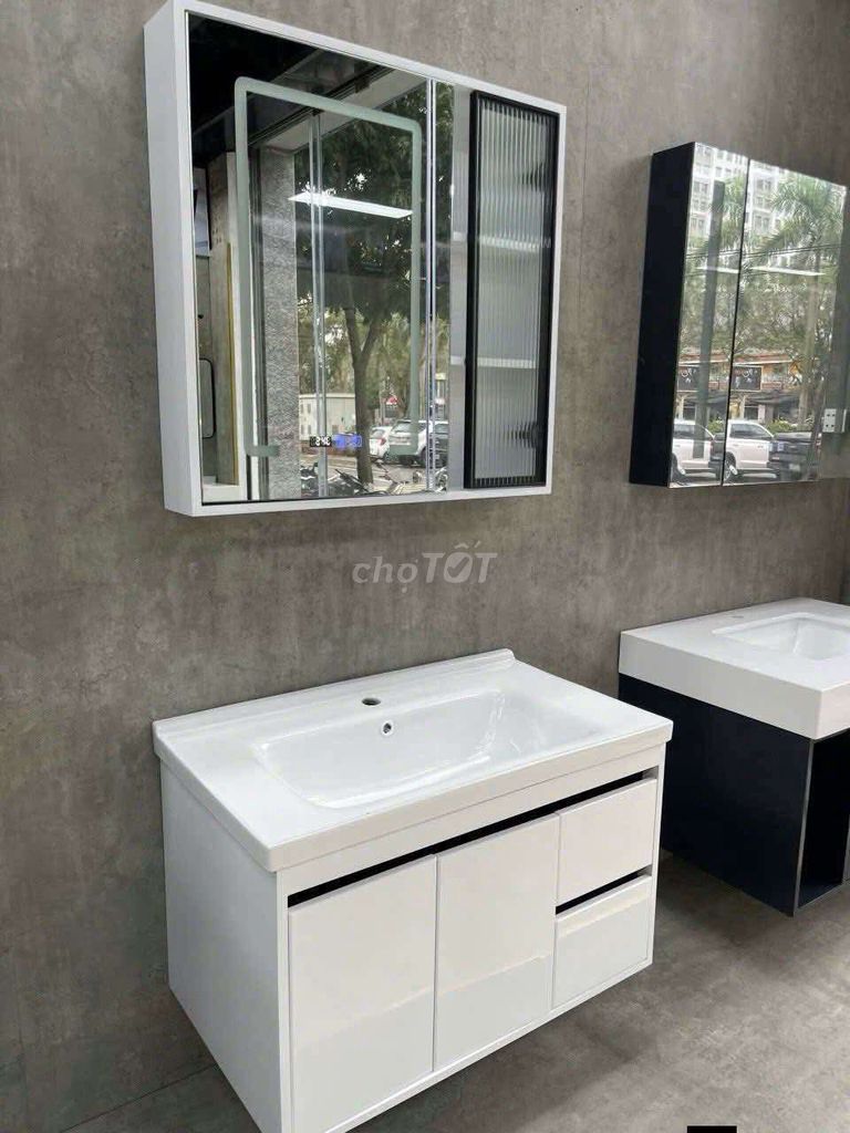 Tủ lavabo Nhựa PVC Trắng. Mua bán Thiết bị vệ sinh, nhà tắm tại Quận Đống Đa Hà Nội được đăng bởi tk 681 hình 1