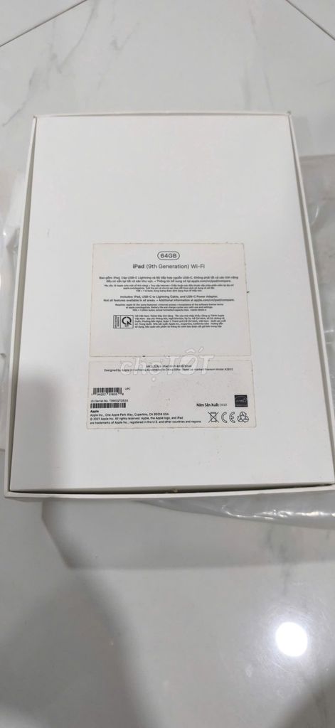 Apple iPad Gen 9 Wi-Fi 64GB Bạc. Mua bán Máy tính bảng tại Quận Cẩm Lệ Đà Nẵng được đăng bởi AZ247 VIETNAM hình 1