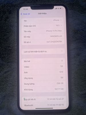 Iphone 11 ProMax quốc tế 256 gb zin full chức năng. Mua bán Điện thoại tại Thành phố Thuận An Bình Dương được đăng bởi Bé sữa