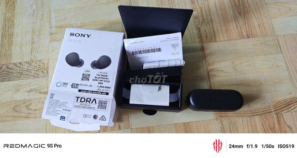 Tai nghe Bluetooth Sony WF-C510 Đen. Mua bán Tivi, Âm thanh tại Thành phố Thủ Đức Tp Hồ Chí Minh được đăng bởi Phan tâm hình 1
