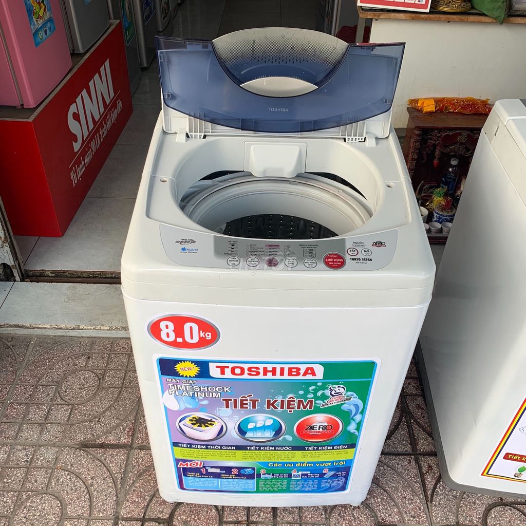 0908600629 - Máy giặt TOSHIBA 8.7kg, bao xài lỗi đổi 10 ngày