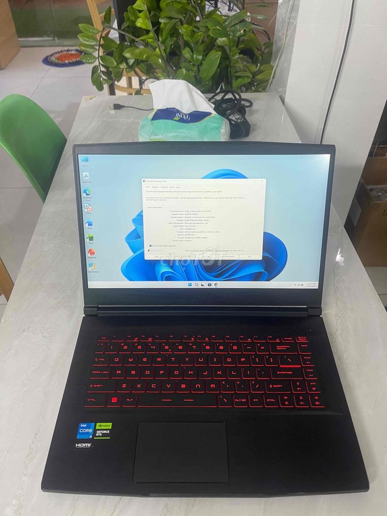 MSI i5-12450H 8GB/512GB Đen. Mua bán Laptop tại Quận Ngũ Hành Sơn Đà Nẵng được đăng bởi Nguyen gia Hieu hình 1
