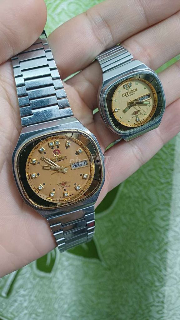 Bộ 2 chiếc dh Citizen mặt da cá