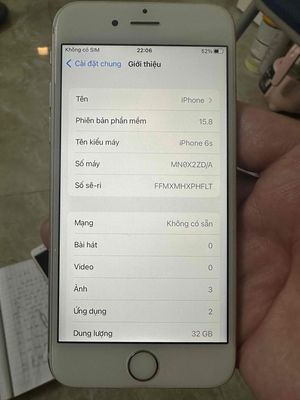 Apple iPhone 6s 32GB Bạc Like New