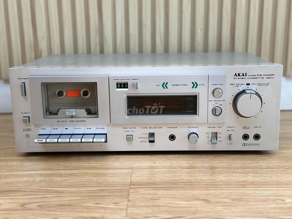 Đầu Deck Akai CS-M40R hàng bãi về nguyên rin keng. Mua bán Tivi, Âm thanh tại Quận Hải Châu Đà Nẵng được đăng bởi Dũng Audio hình 1
