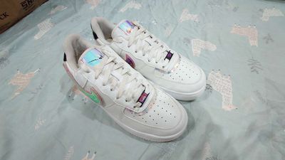 Nike trắng logo dán chính hãng size 41. Mua bán Giày dép tại Quận 8 Tp Hồ Chí Minh được đăng bởi sGiày 2hand