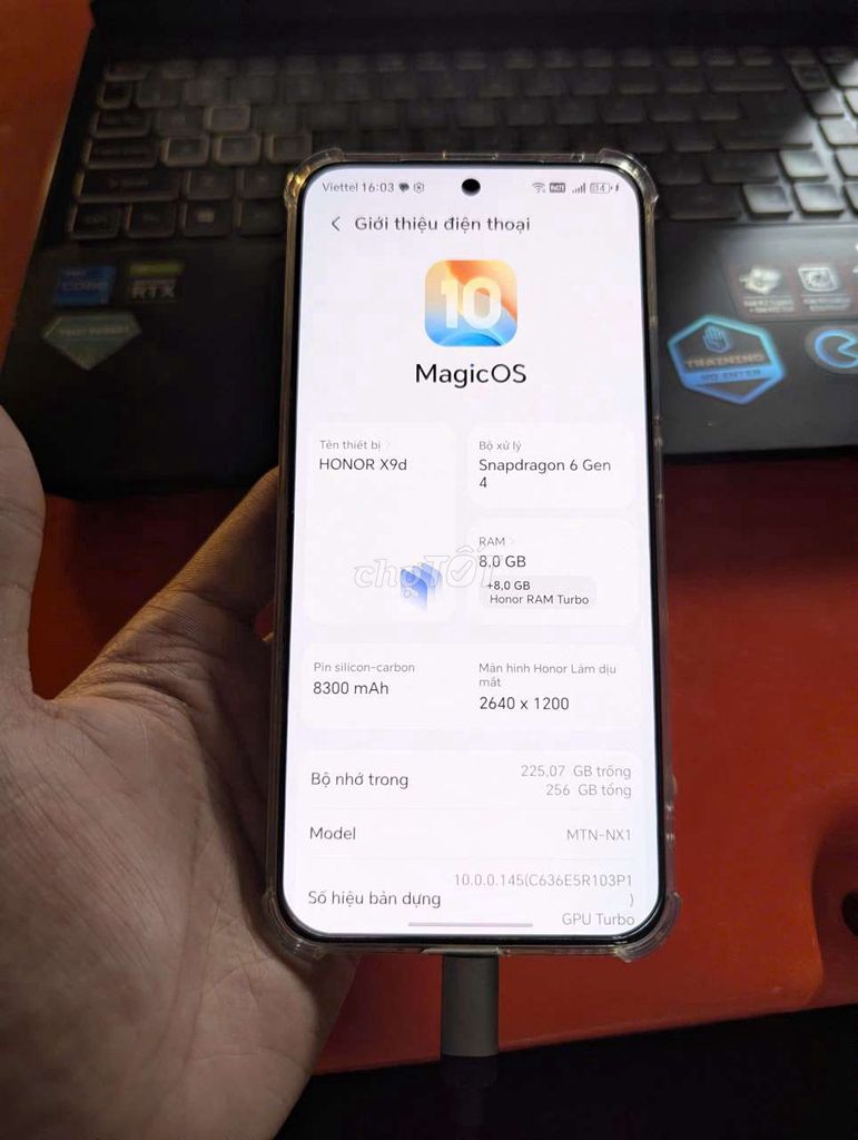 Honor X9d 8/256 có giao lưu. Mua bán Điện thoại tại Quận Ninh Kiều Cần Thơ được đăng bởi Nhan Nguyen hình 1