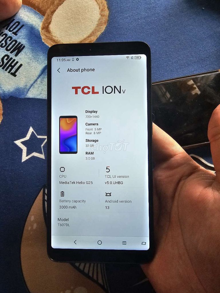 TCL ION V 3GB/32GB. Mua bán Điện thoại tại Quận Ninh Kiều Cần Thơ được đăng bởi zs hình 1