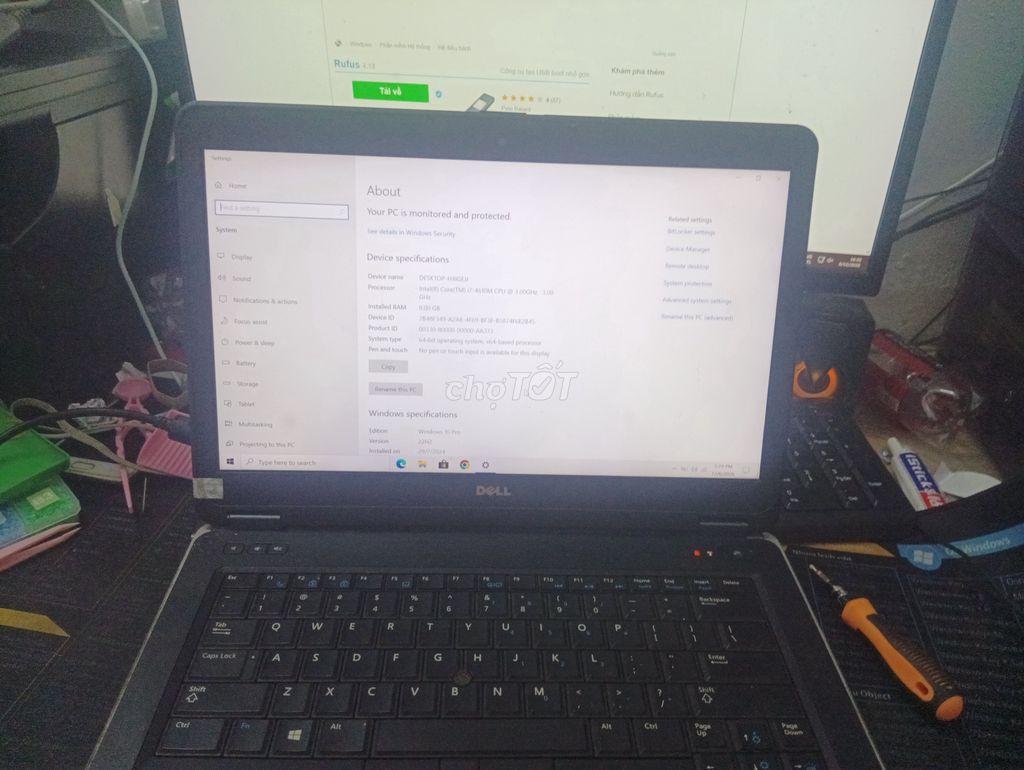 Dell latitude E6440, I7/8gb. Mua bán Laptop tại Huyện Hóc Môn Tp Hồ Chí Minh được đăng bởi Khang Ngô hình 1