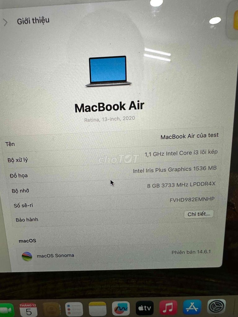 macbook air 2020 zin đẹp giá rẻ