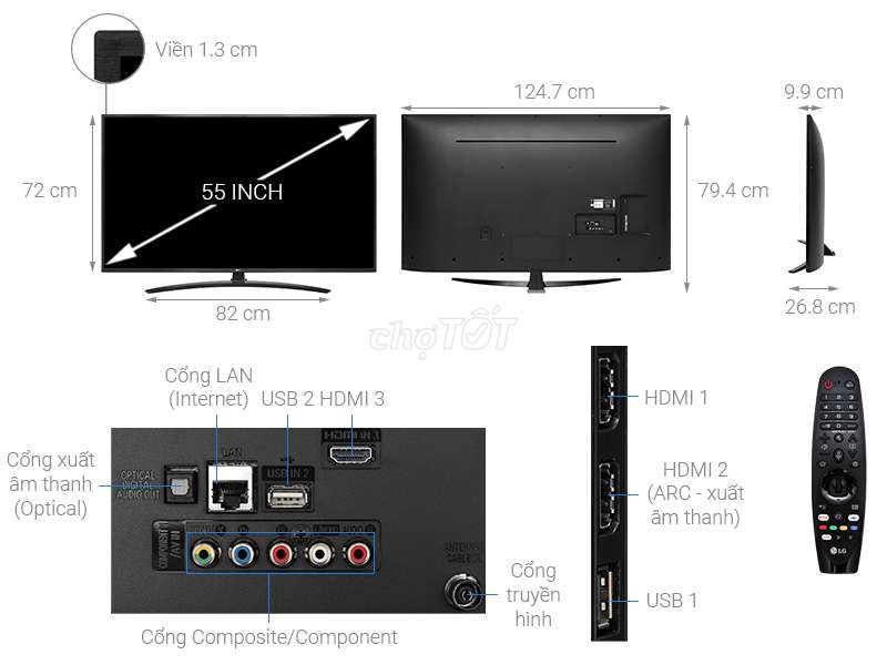 Tivi Từ 32 đến 65 inch Thanh Lý ❤ Giao Lắp Tận Nơi. Mua bán Tivi, Âm thanh tại Thành phố Thủ Đức Tp Hồ Chí Minh được đăng bởi Điện Tử Minh hình 4