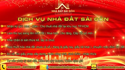 DỊCH VỤ SANG TÊN SỔ HỒNG SỔ ĐỎ PHÍ RẺ TẠI TPHCM. Dịch vụ tại Quận Gò Vấp Tp Hồ Chí Minh được đăng bởi Tuấn Vũ Ký gửi nhà đất Sài Gòn