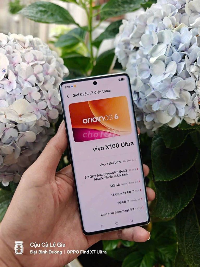 Vivo X100 Ultra 16GB/512GB. Mua bán Điện thoại tại Thành phố Thuận An Bình Dương được đăng bởi Hiền hình 1