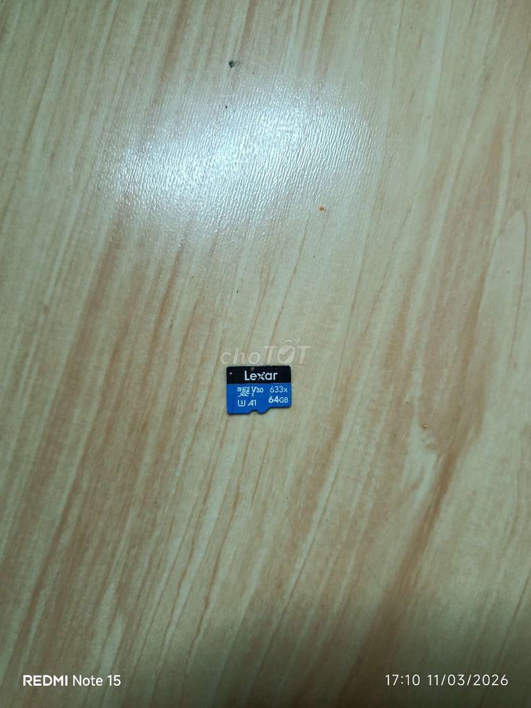 Thẻ nhớ Lexar 64GB Xanh dương. Mua bán Phụ kiện (Màn hình, Chuột...) tại Huyện Cam Lâm Khánh Hòa được đăng bởi Gia Kiệt hình 1