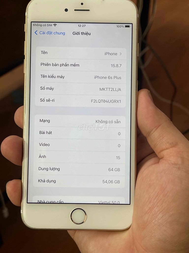 Apple iPhone 6s Plus 64GB Vàng Đã qua sử dụng. Mua bán Điện thoại tại Quận Bắc Từ Liêm Hà Nội được đăng bởi nguyễn quang anh hình 1