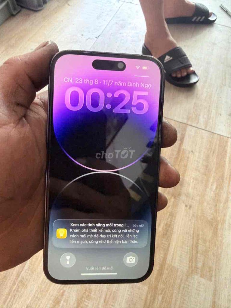 Apple iPhone 14 Pro 128GB Tím Đã sử dụng. Mua bán Điện thoại tại Quận Cẩm Lệ Đà Nẵng được đăng bởi tuấn hình 1