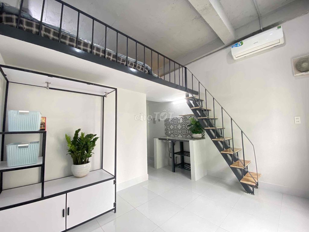 KHAI TRƯƠNG DUPLEX CỬA SỔ TRỜI THANG MÁY FULL NT CÁCH CHỢ BÀ CHIỂU 5’