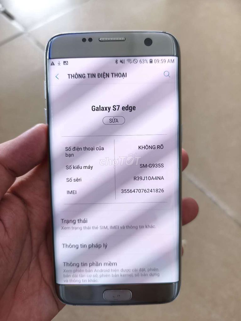 Samsung Galaxy S7 Edge máy zin. Mua bán Điện thoại tại Quận Hà Đông Hà Nội được đăng bởi Tên chưa cung cấp hình 1