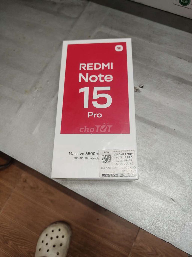 Xiaomi Redmi Note 15 Pro 256gb. Mua bán Điện thoại tại Quận Tây Hồ Hà Nội được đăng bởi Hà hình 1