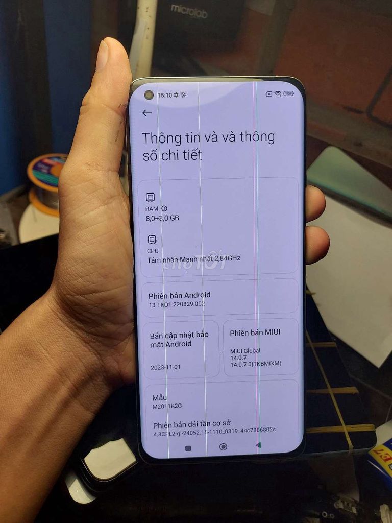 Xiaomi Mi 11 8GB 128GB Trắng. Mua bán Điện thoại tại Huyện Mỏ Cày Bắc Bến Tre được đăng bởi Nguyễn hoàng thiện  hình 1