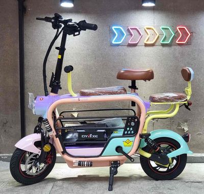 Xe đạp điện mini Lihaze 3 yên+Xe mới+BH 12 tháng
