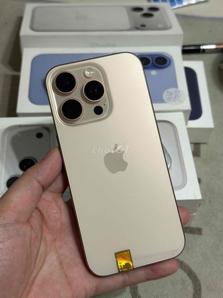 Apple iPhone 16 Pro 128GB Vàng LL 99 pin 9x zinall. Mua bán Điện thoại tại Quận 11 Tp Hồ Chí Minh được đăng bởi MT Store hình 1
