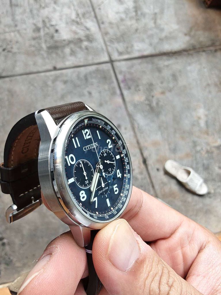 Đồng hồ Citizen Eco-Drive dây da Nâu. Mua bán Đồng hồ tại Thành phố Vũng Tàu Bà Rịa - Vũng Tàu được đăng bởi Sang hình 1