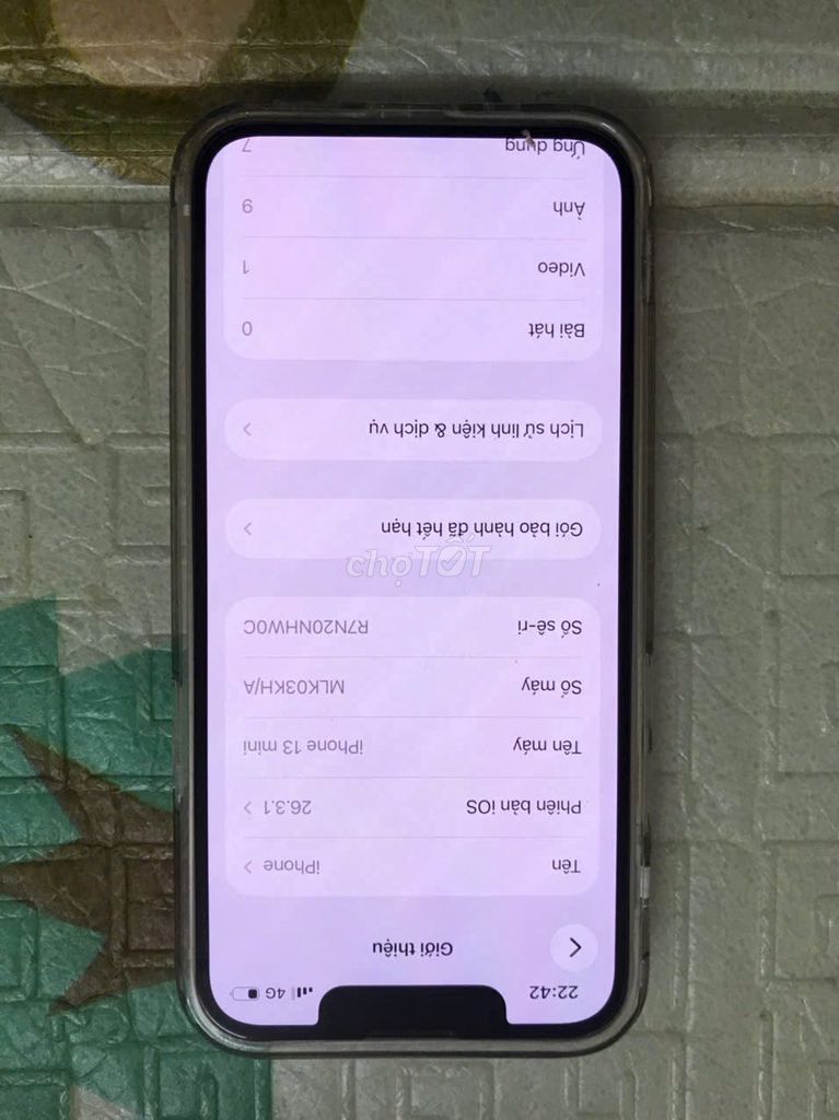 Apple iPhone 13 mini Hồng phấn. Mua bán Điện thoại tại Quận Hải Châu Đà Nẵng được đăng bởi Kim Lâm hình 1