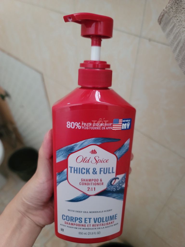 Dầu gội Old Spice Thick & Full Nam. Mua bán Phụ kiện thời trang khác tại Huyện Hoài Đức Hà Nội được đăng bởi phong pham hình 1