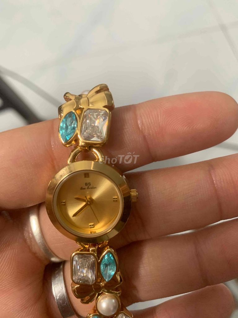 Đồng hồ đeo tay Nữ BS Bee Sister Vàng. Mua bán Đồng hồ tại Quận Bình Tân Tp Hồ Chí Minh được đăng bởi Trọng Tín hình 1