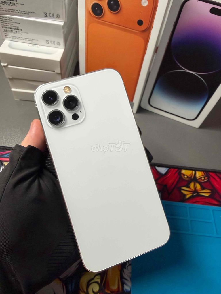 Apple iPhone 12 Pro Max 256GB Bạc 99% như zin. Mua bán Điện thoại tại Huyện Đức Hòa Long An được đăng bởi Đức Linh Mobile  hình 1