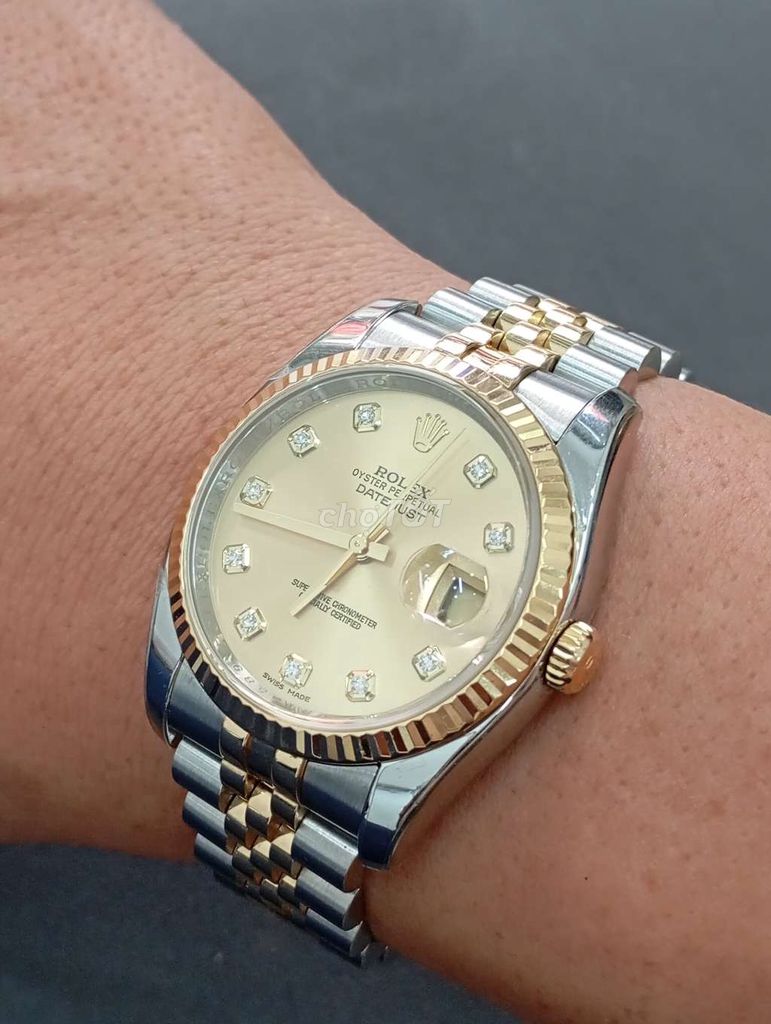 Đồng hồ Rolex Datejust Nam Vàng Bạc. Mua bán Đồng hồ tại Quận 1 Tp Hồ Chí Minh được đăng bởi Phú Đồ Cổ hình 1