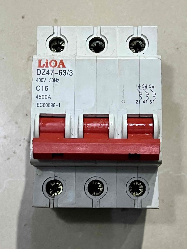 Aptomat Lioa DZ47-63/3 3 pha. Mua bán Đồ chuyên dụng, Giống nuôi trồng tại Huyện Tam Dương Vĩnh Phúc được đăng bởi hoàng văn hải hình 1